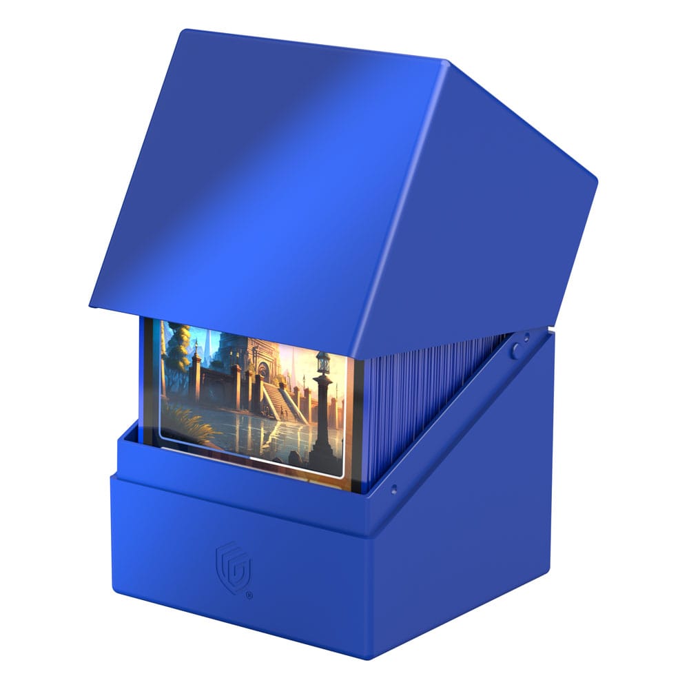 Ultimate Guard Boulder 100+ Solid Portacarte Blu - Capienza 100 carte doppie
