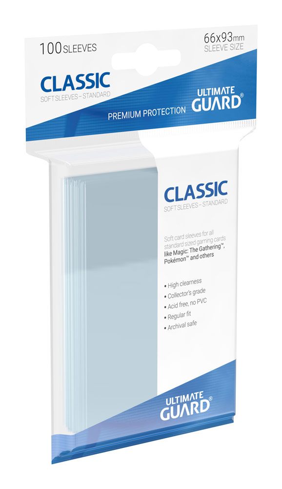 Ultimate Guard Classic Sleeves Standard Size (100) – Protezione per Carte