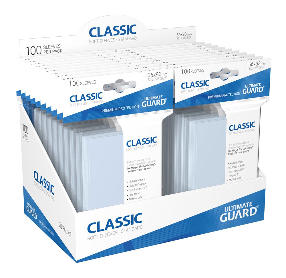 Ultimate Guard Classic Sleeves Standard Size (100) – Protezione per Carte