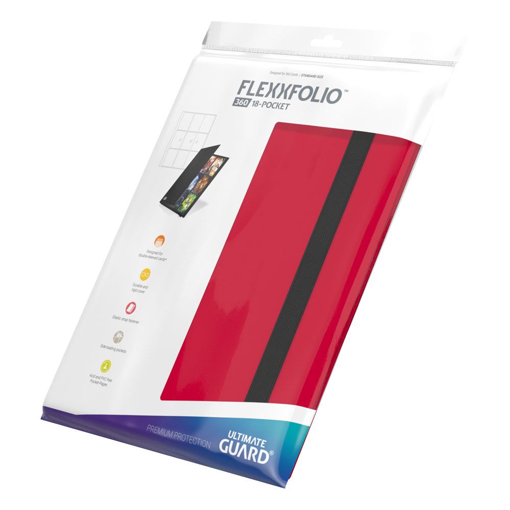 Ultimate Guard Flexxfolio 360 18 tasche - Rosso