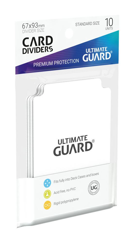 Ultimate Guard Divisori per Carte Formato Standard (10) - Bianco