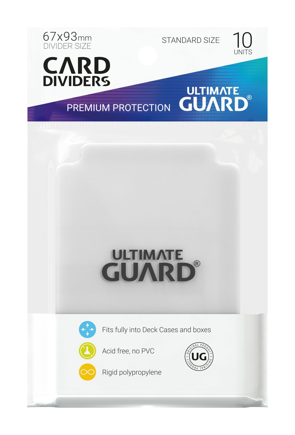 Ultimate Guard Divisori per Carte Standard Size (10) - Trasparenti
