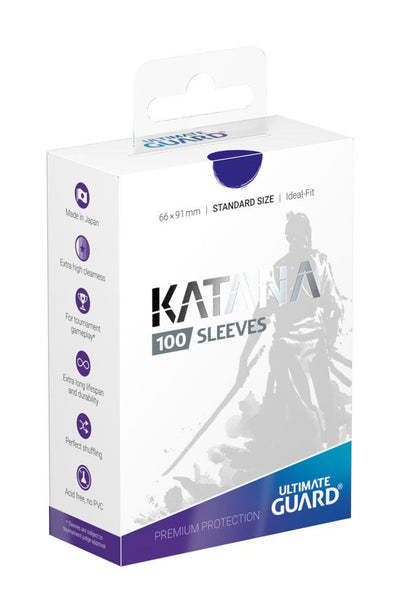 Ultimate Guard Katana Sleeves formato standard (100) - Blu