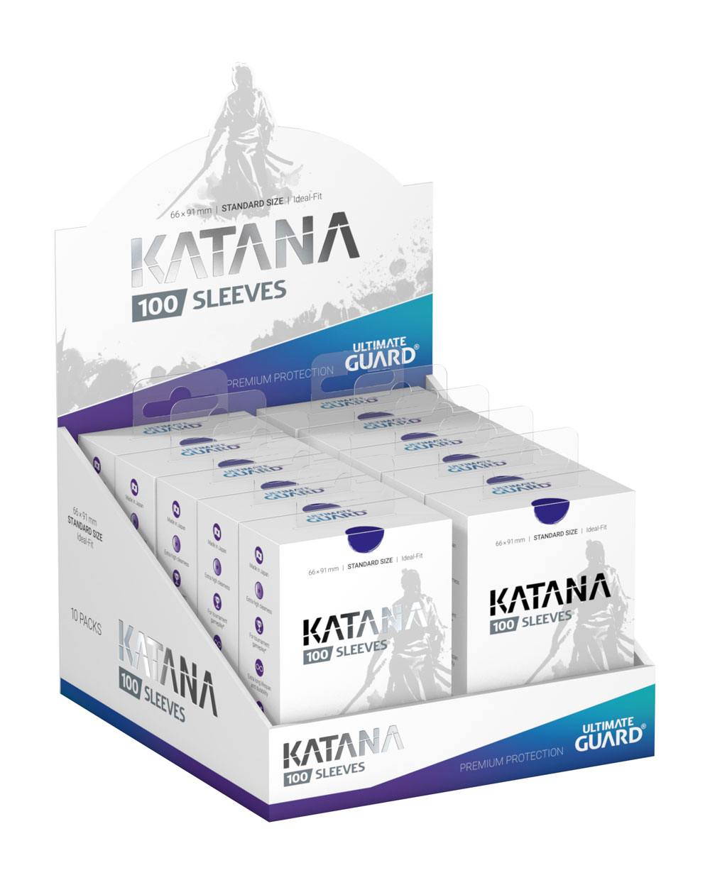 Ultimate Guard Katana Sleeves formato standard (100) - Blu