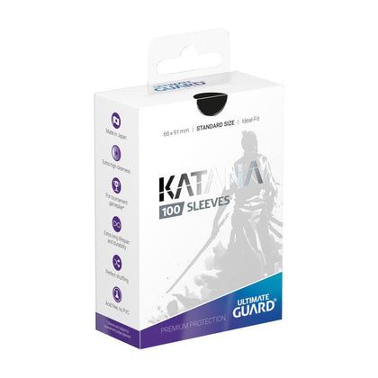 Ultimate Guard - Katana Sleeves - Standard Size - Black 100 pcs.