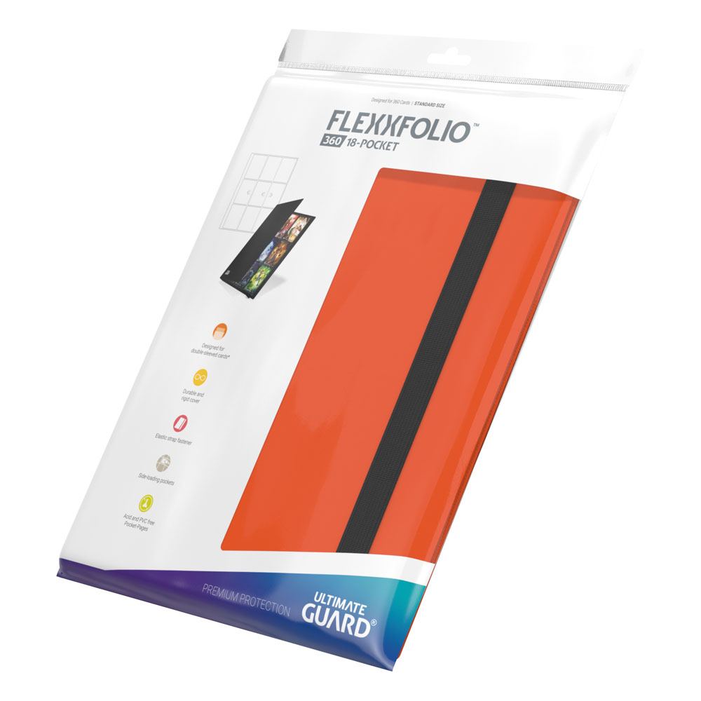 Ultimate Guard Flexxfolio 360 18-Pocket - Album per Carte Arancione