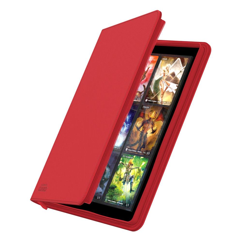 Ultimate Guard Zipfolio 360 18 tasche Xenoskin - Portafoglio carte rosso