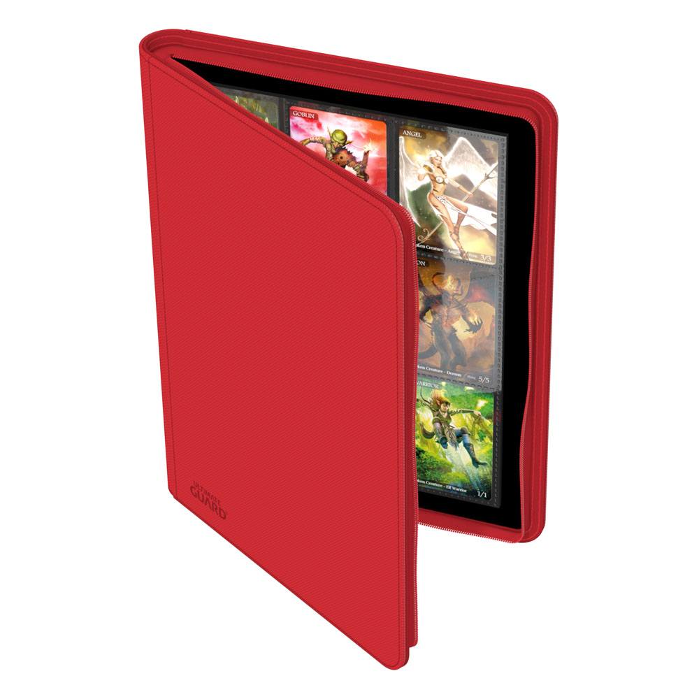 Ultimate Guard Zipfolio 360 18 tasche Xenoskin - Portafoglio carte rosso