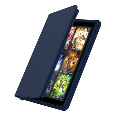Ultimate Guard Zipfolio 360 18 tasche Xenoskin - Portafoglio carte da gioco blu