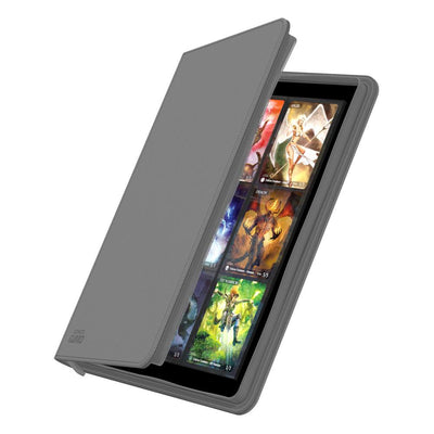 Ultimate Guard Zipfolio 360 Portacarte 18 Tasche Xenoskin - Grigio