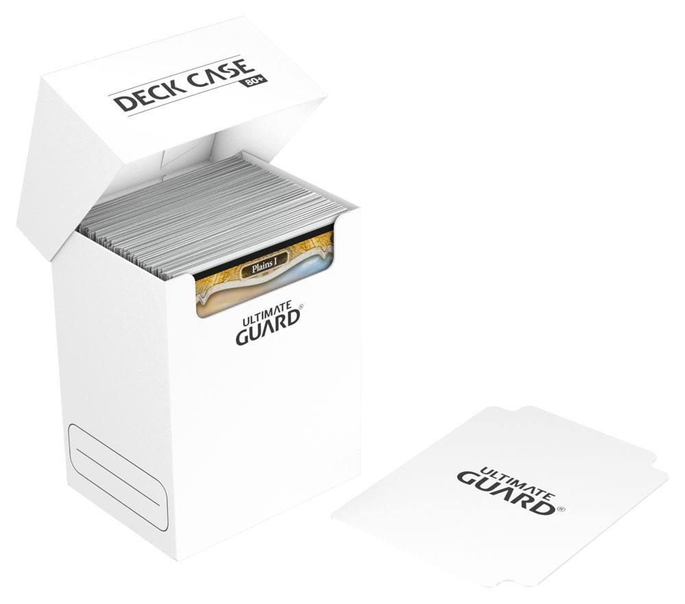 Ultimate Guard Deck Case 80+ Bianco - Portamazzi per Carte da Gioco