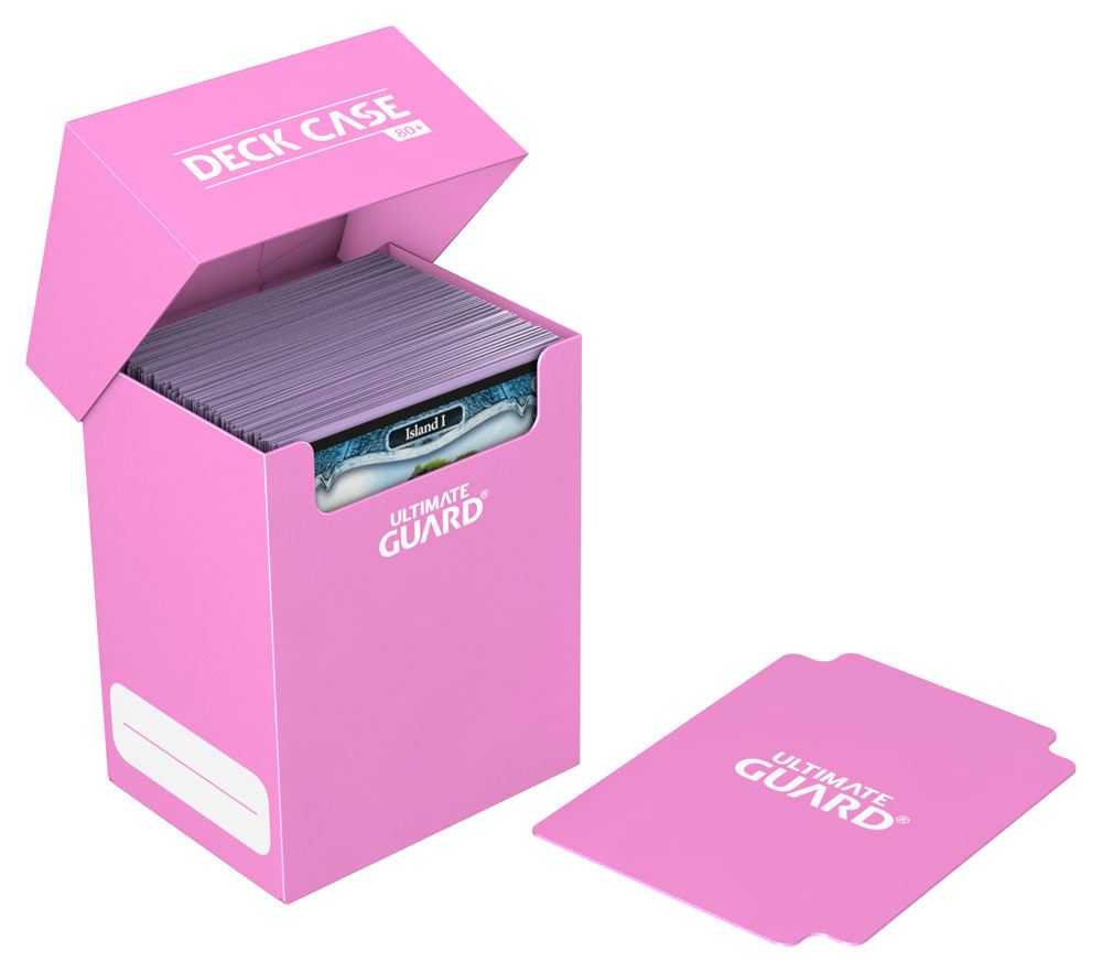 Ultimate Guard Deck Case 80+ Rosa - Portamazzi per Carte TCG