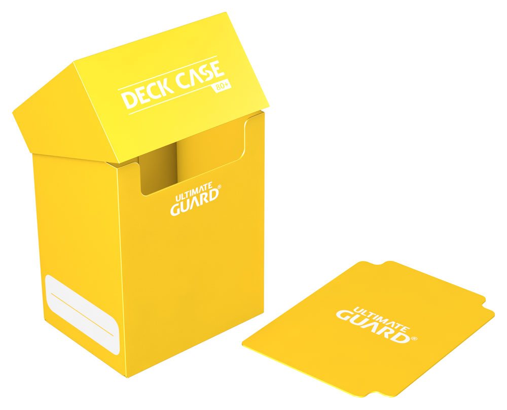Ultimate Guard Deck Case 80+ Giallo - Portamazzi per Carte TCG