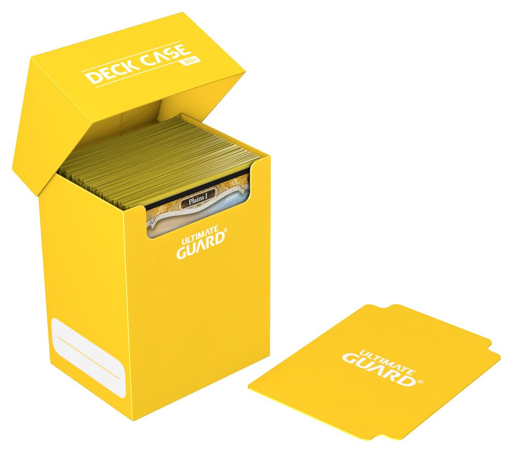 Ultimate Guard Deck Case 80+ Giallo - Portamazzi per Carte TCG