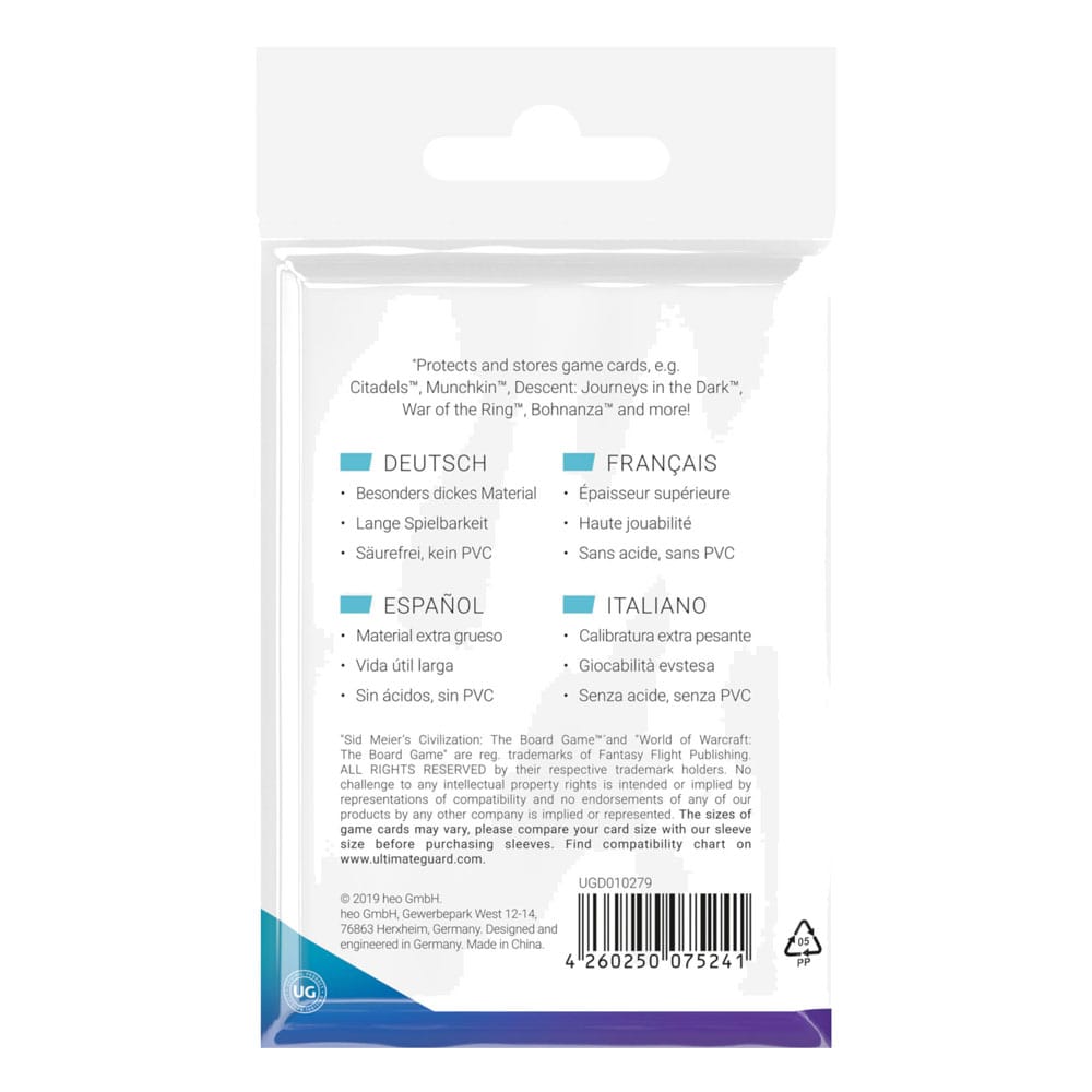 Ultimate Guard Bustine per Carte da Gioco (60) - Standard American