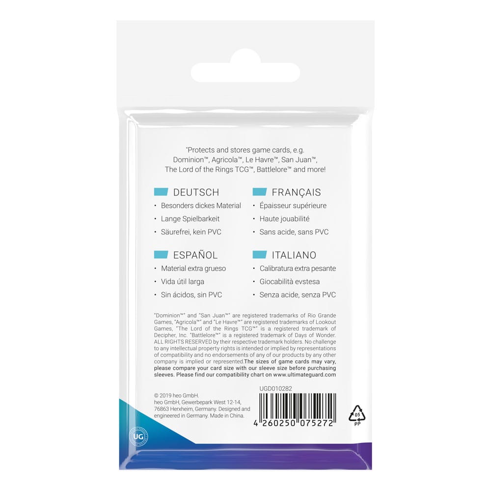 Ultimate Guard Bustine Protettive per Carte da Gioco (50) - Standard Europeo