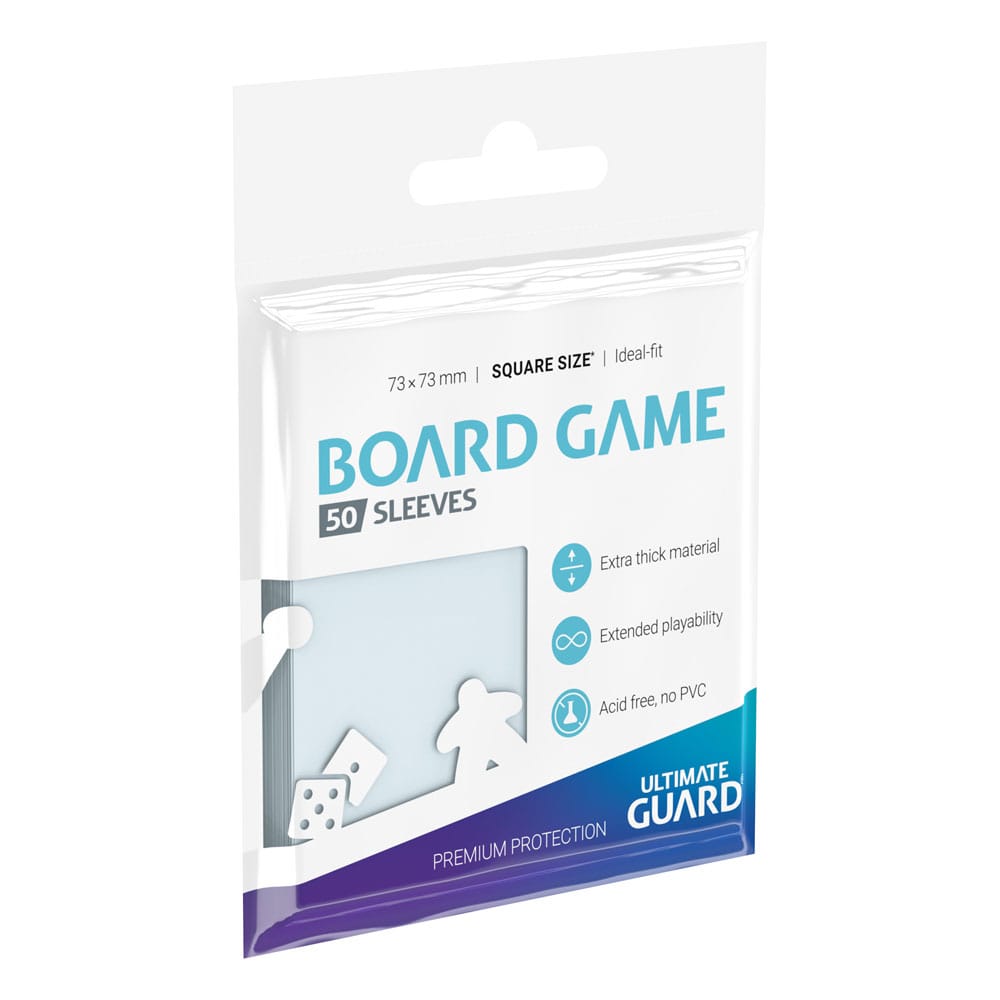 Ultimate Guard Board Game Sleeves (50) - Square - Proteggi le tue carte da gioco
