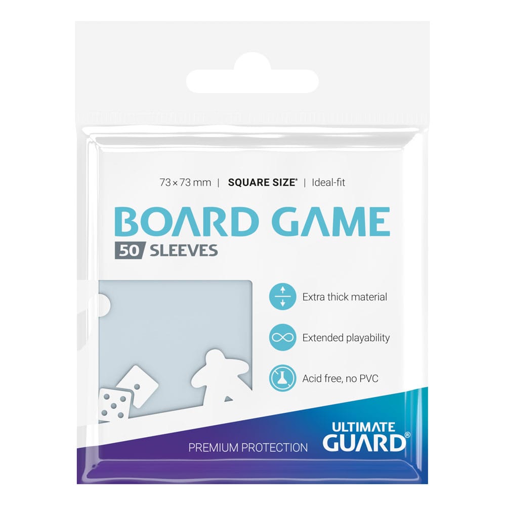 Ultimate Guard Board Game Sleeves (50) - Square - Proteggi le tue carte da gioco