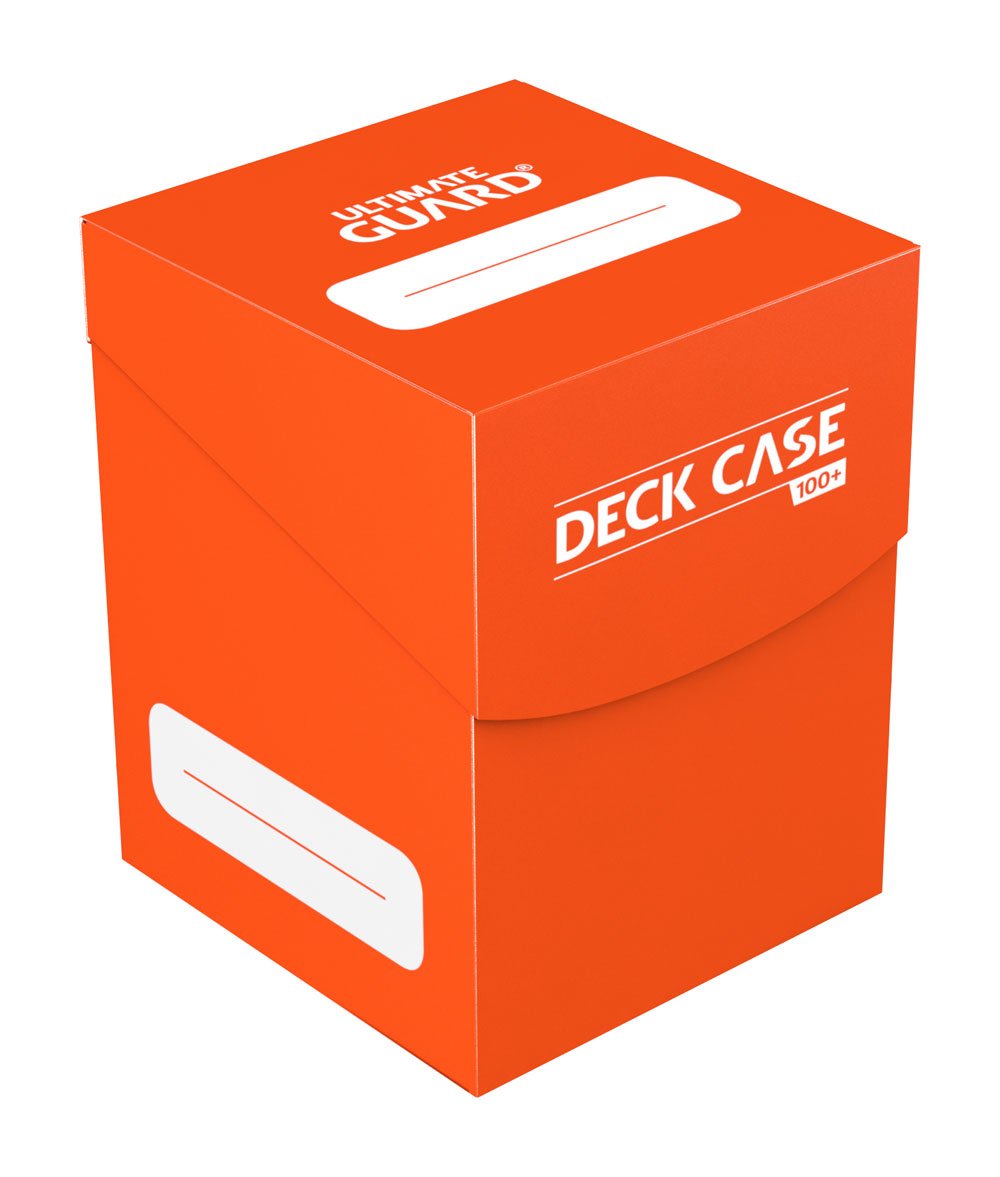 Ultimate Guard Deck Case 100+ - Arancione, Portamazzi per Carte TCG