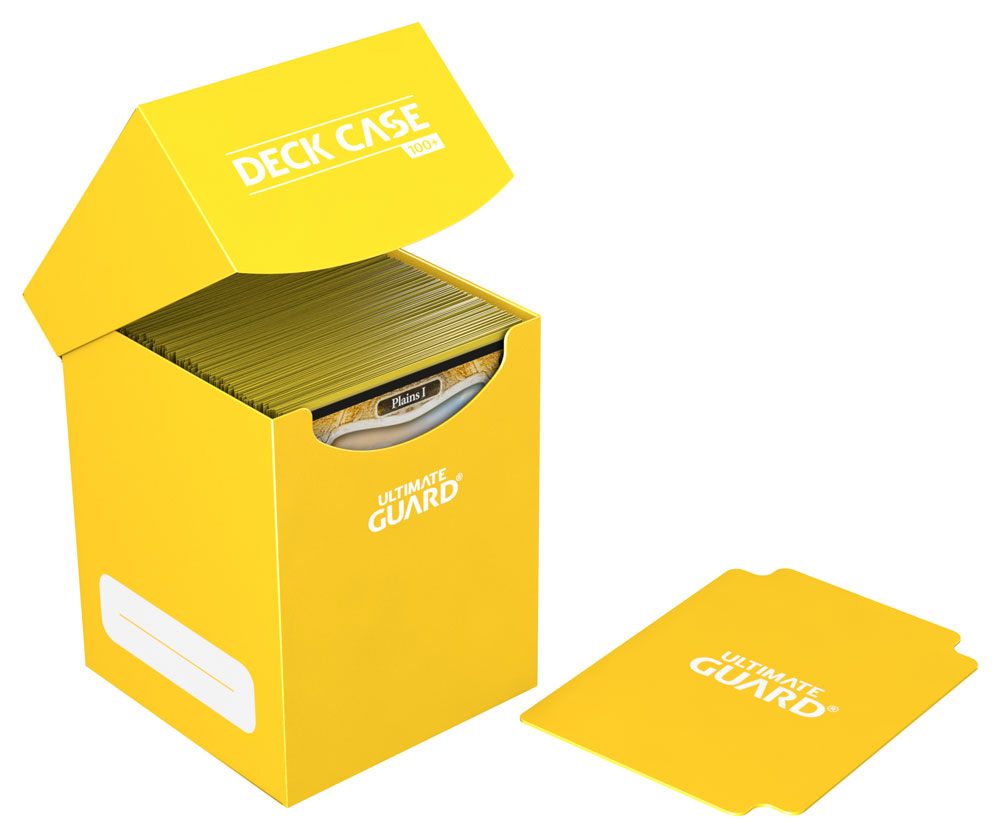 Ultimate Guard Deck Case 100+ Giallo - Portamazzi per Carte TCG