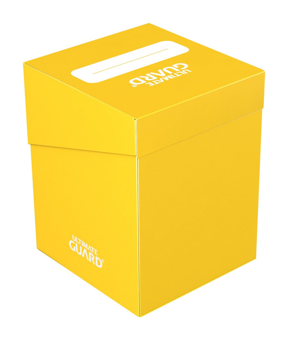 Ultimate Guard Deck Case 100+ Giallo - Portamazzi per Carte TCG