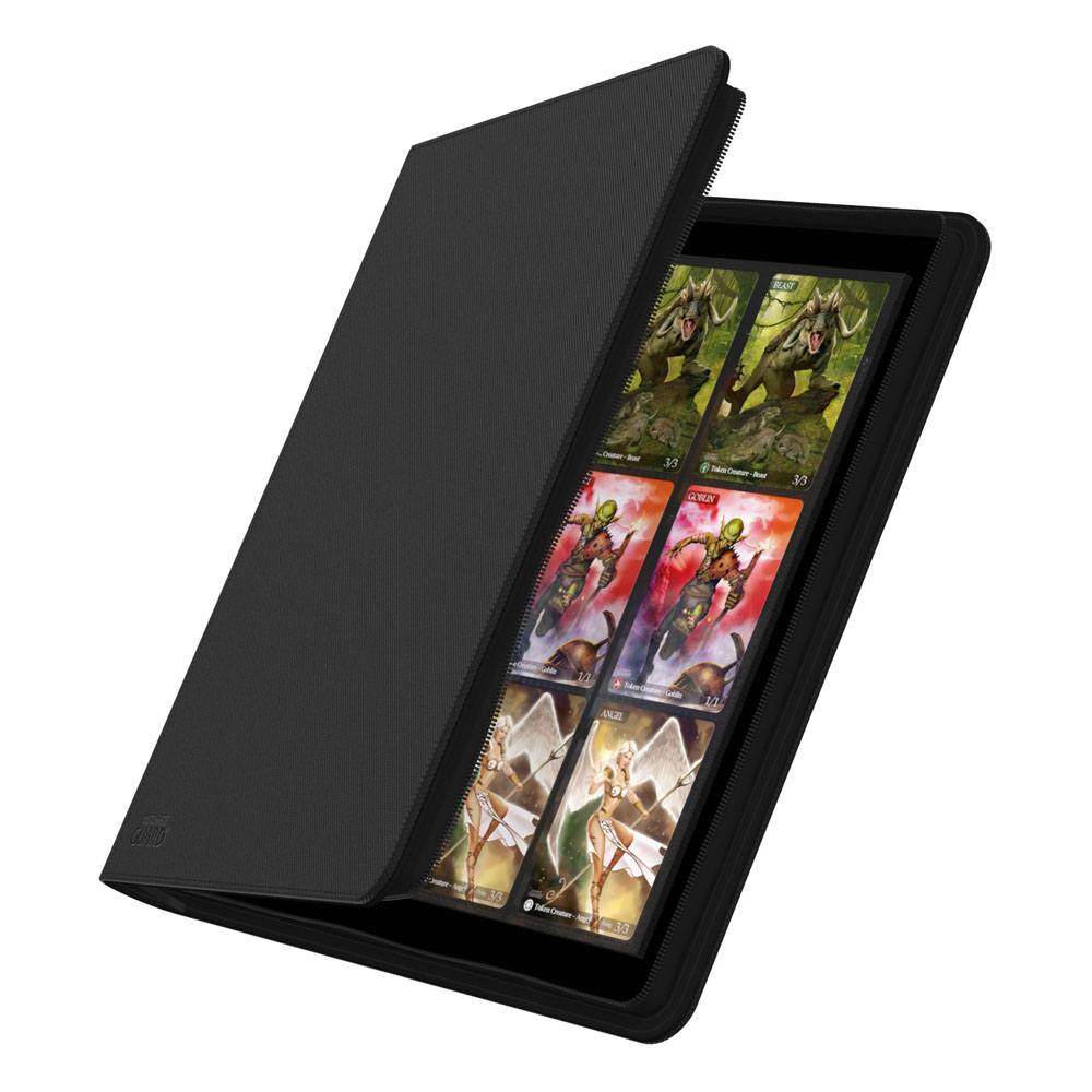 Ultimate Guard Zipfolio 480 24 tasche Xenoskin - Nero