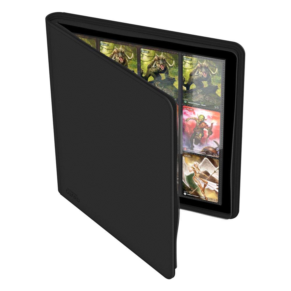 Ultimate Guard Zipfolio 480 24 tasche Xenoskin - Nero