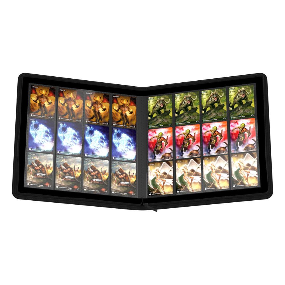Ultimate Guard Zipfolio 480 24 tasche Xenoskin - Nero