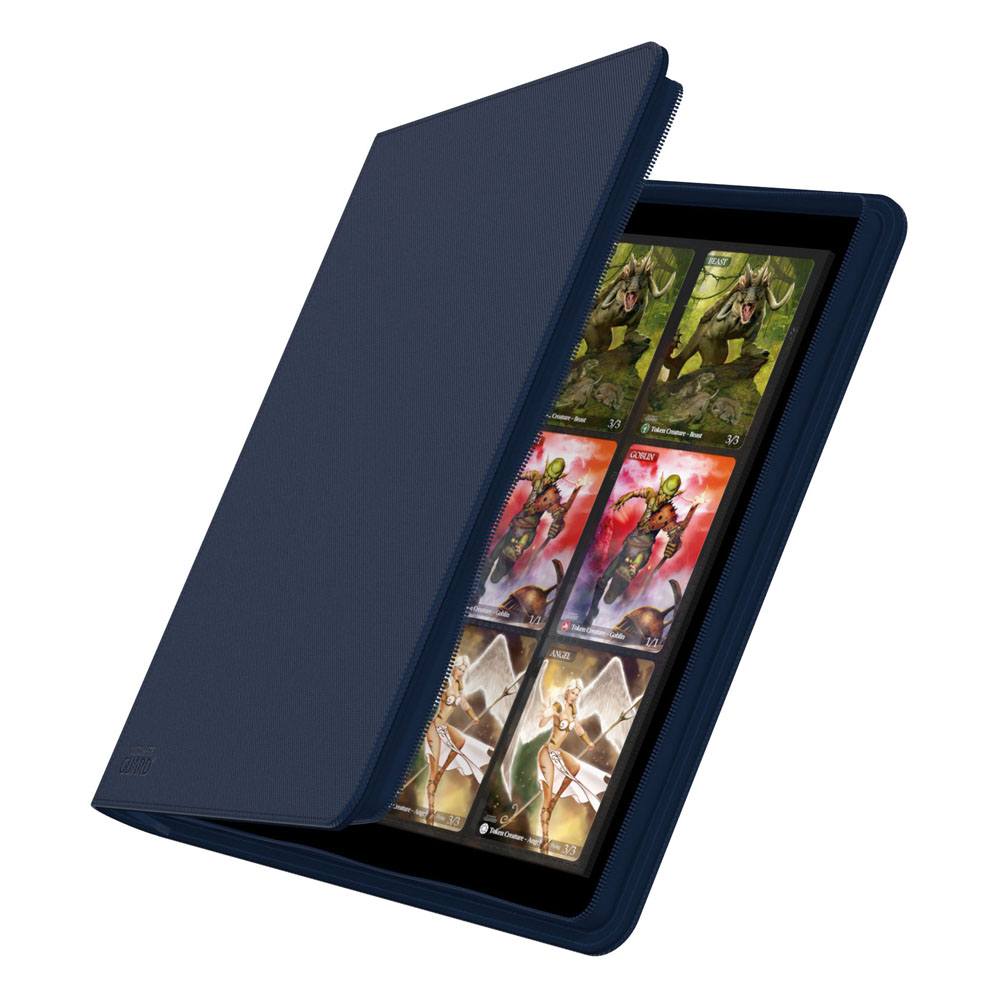 Ultimate Guard Zipfolio 480 24 tasche Xenoskin - Album per carte collezionabili blu