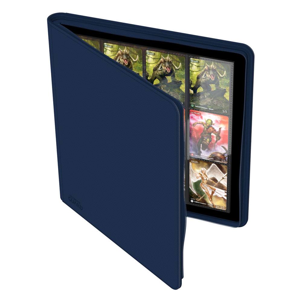Ultimate Guard Zipfolio 480 24 tasche Xenoskin - Album per carte collezionabili blu