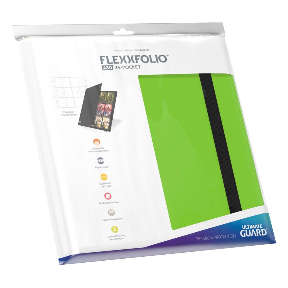 Ultimate Guard Flexxfolio 480 Portacarte 24 Tasche - Verde Chiaro