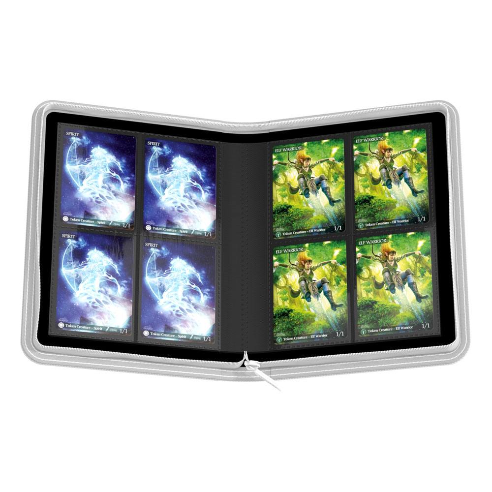 Ultimate Guard Zipfolio 160 8 tasche Xenoskin Bianco - Album per carte