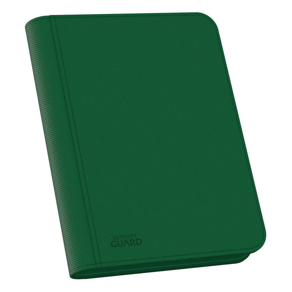 Ultimate Guard Zipfolio 160 8-Pocket Xenoskin - Portafoglio per Carte Verde