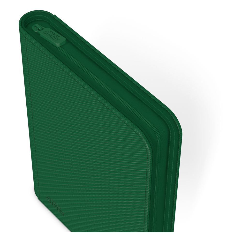 Ultimate Guard Zipfolio 160 8-Pocket Xenoskin - Portafoglio per Carte Verde