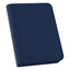 Ultimate Guard Zipfolio 160 8 tasche Xenoskin - Portafoglio per carte collezionabili blu