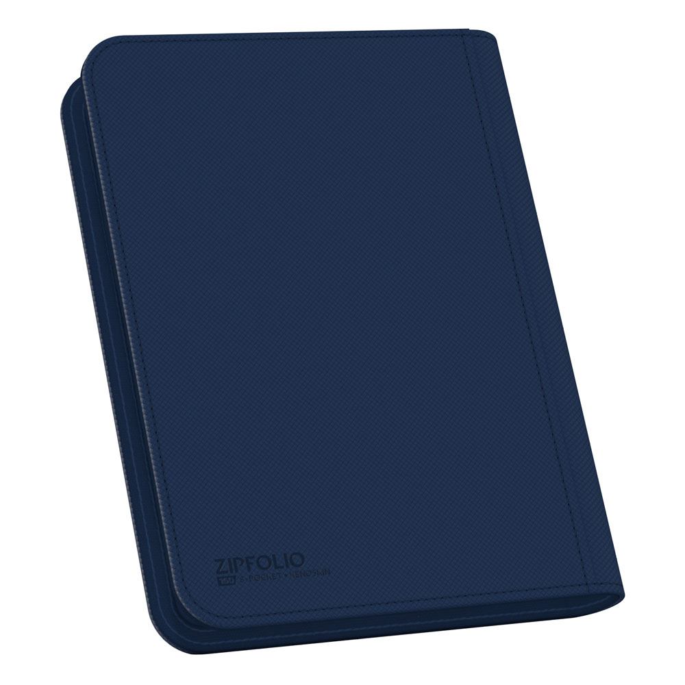 Ultimate Guard Zipfolio 160 8 tasche Xenoskin - Portafoglio per carte collezionabili blu