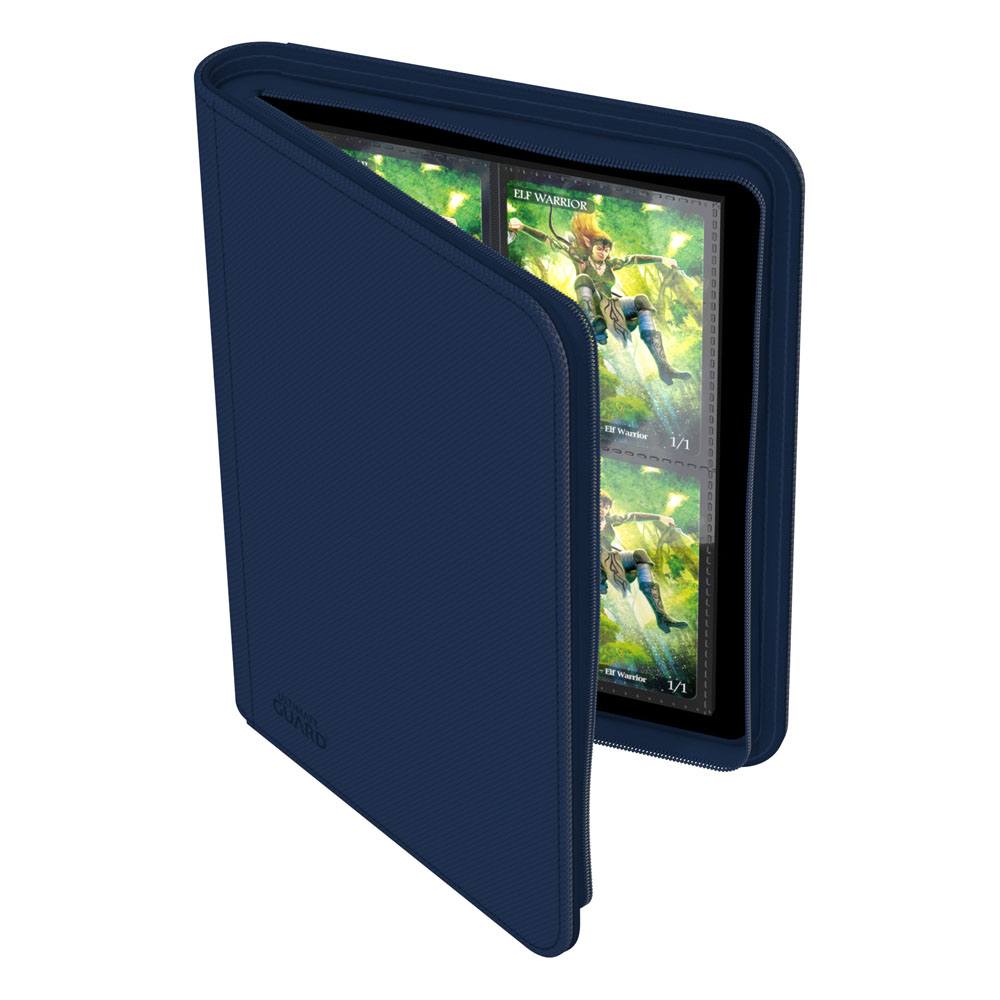 Ultimate Guard Zipfolio 160 8 tasche Xenoskin - Portafoglio per carte collezionabili blu