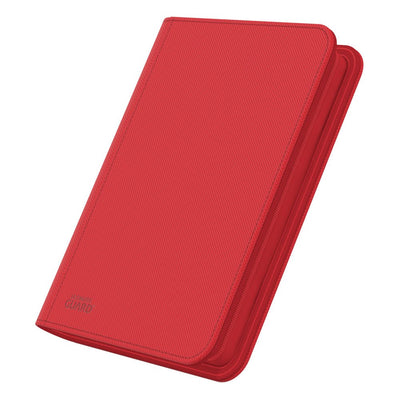 Ultimate Guard Zipfolio 160 8 tasche Xenoskin - Portacarte Rosso