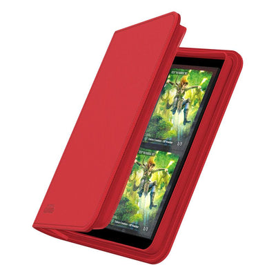 Ultimate Guard Zipfolio 160 8 tasche Xenoskin - Portacarte Rosso