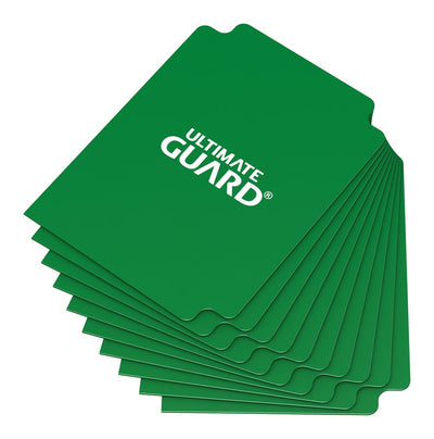 Ultimate Guard Divisori per Carte Formato Standard (10) - Verde