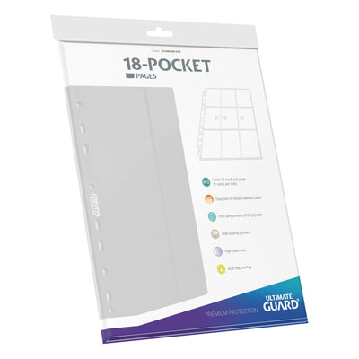 Ultimate Guard 18-Pocket Pages Side-Loading (10) - Bianco