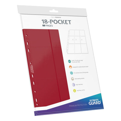Ultimate Guard 18-Pocket Pages Side-Loading (10) - Rosse