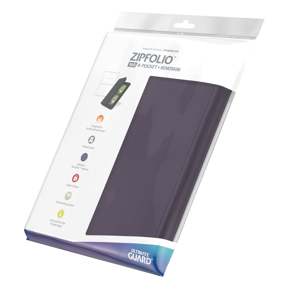 Ultimate Guard Zipfolio 160 8 tasche Xenoskin - Viola