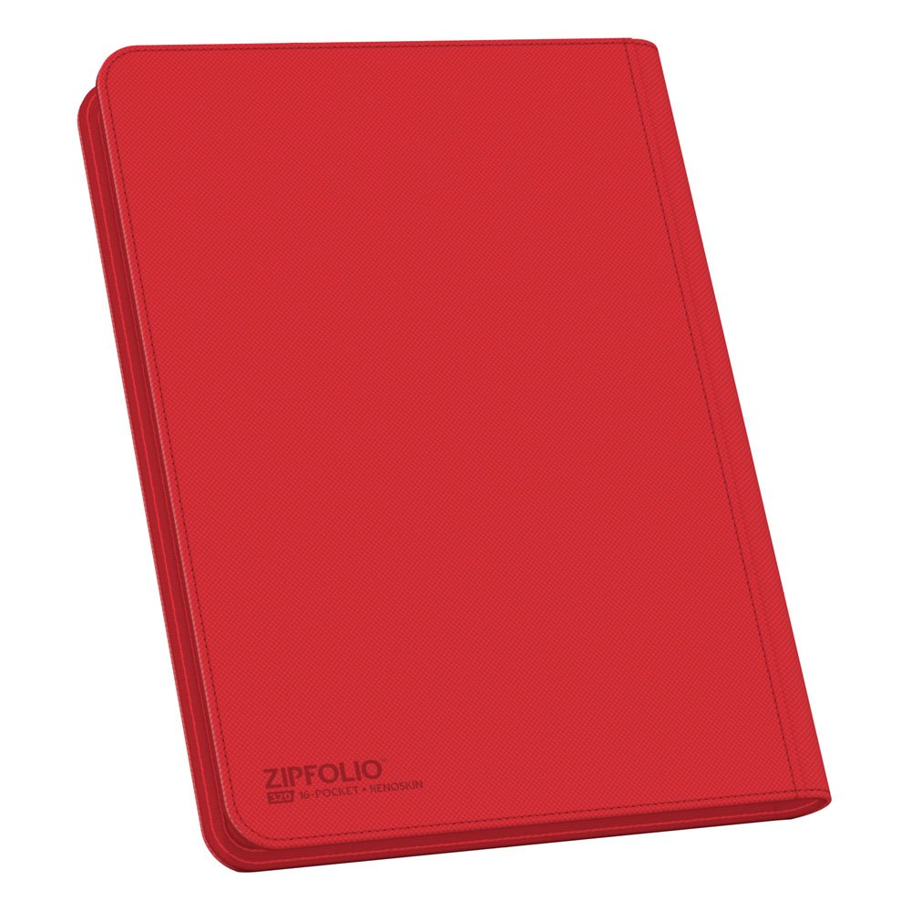 Ultimate Guard Zipfolio 320 16 tasche Xenoskin - Portafoglio carte rosso