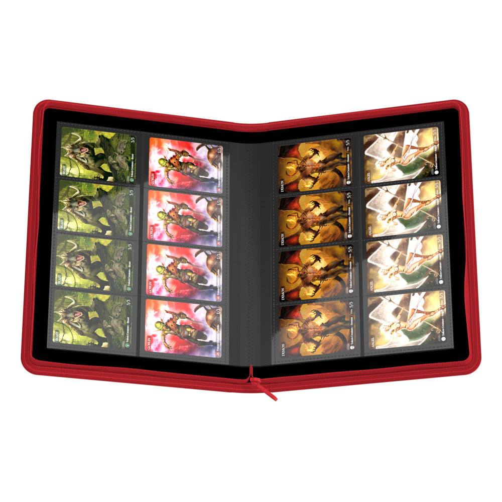 Ultimate Guard Zipfolio 320 16 tasche Xenoskin - Portafoglio carte rosso