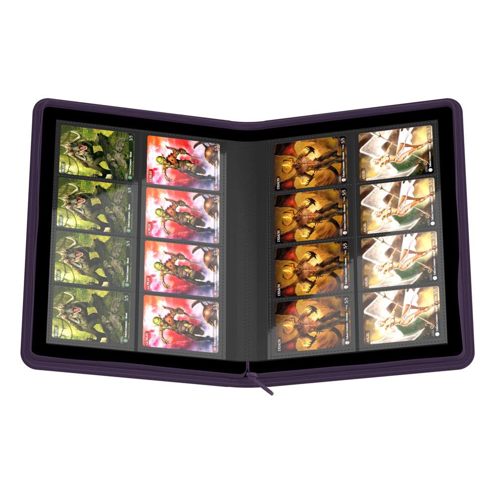 Ultimate Guard Zipfolio 320 16 tasche Xenoskin - Portacarte Viola