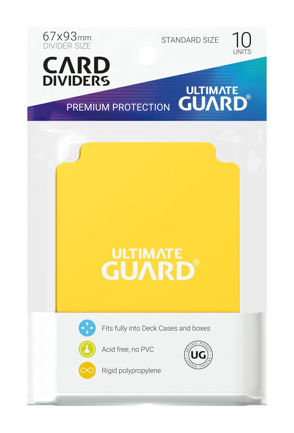 Ultimate Guard Divisori per Carte Standard (10) - Giallo