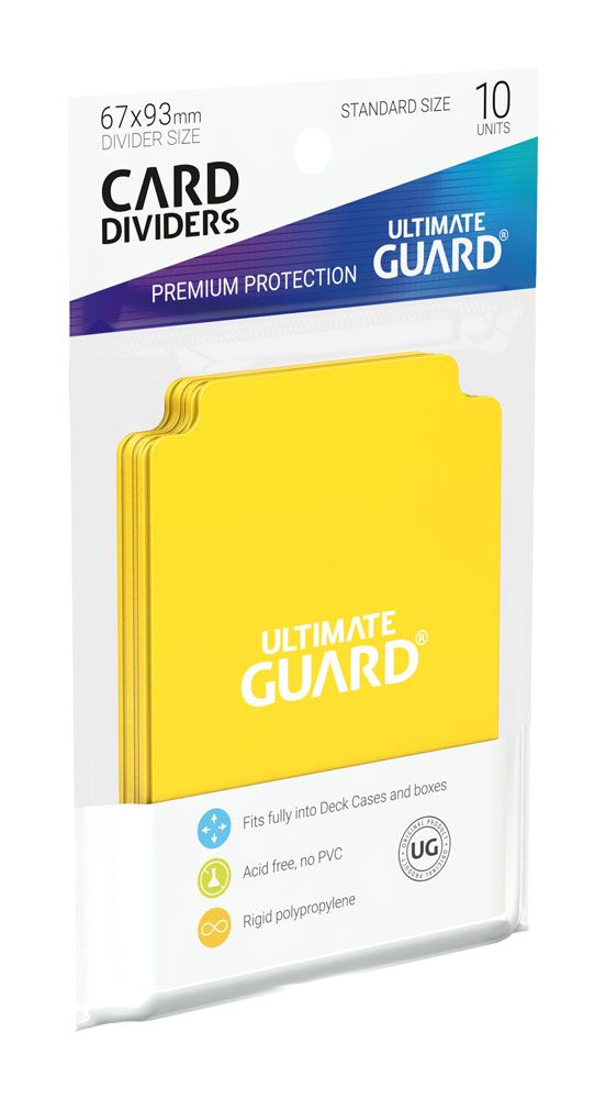 Ultimate Guard Divisori per Carte Standard (10) - Giallo
