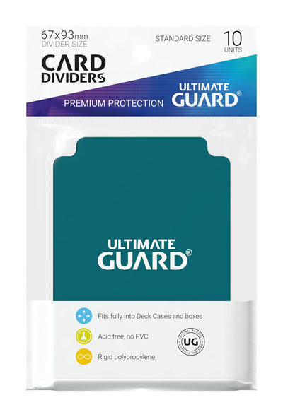 Ultimate Guard Divisori per Carte Formato Standard (10) - Petrol