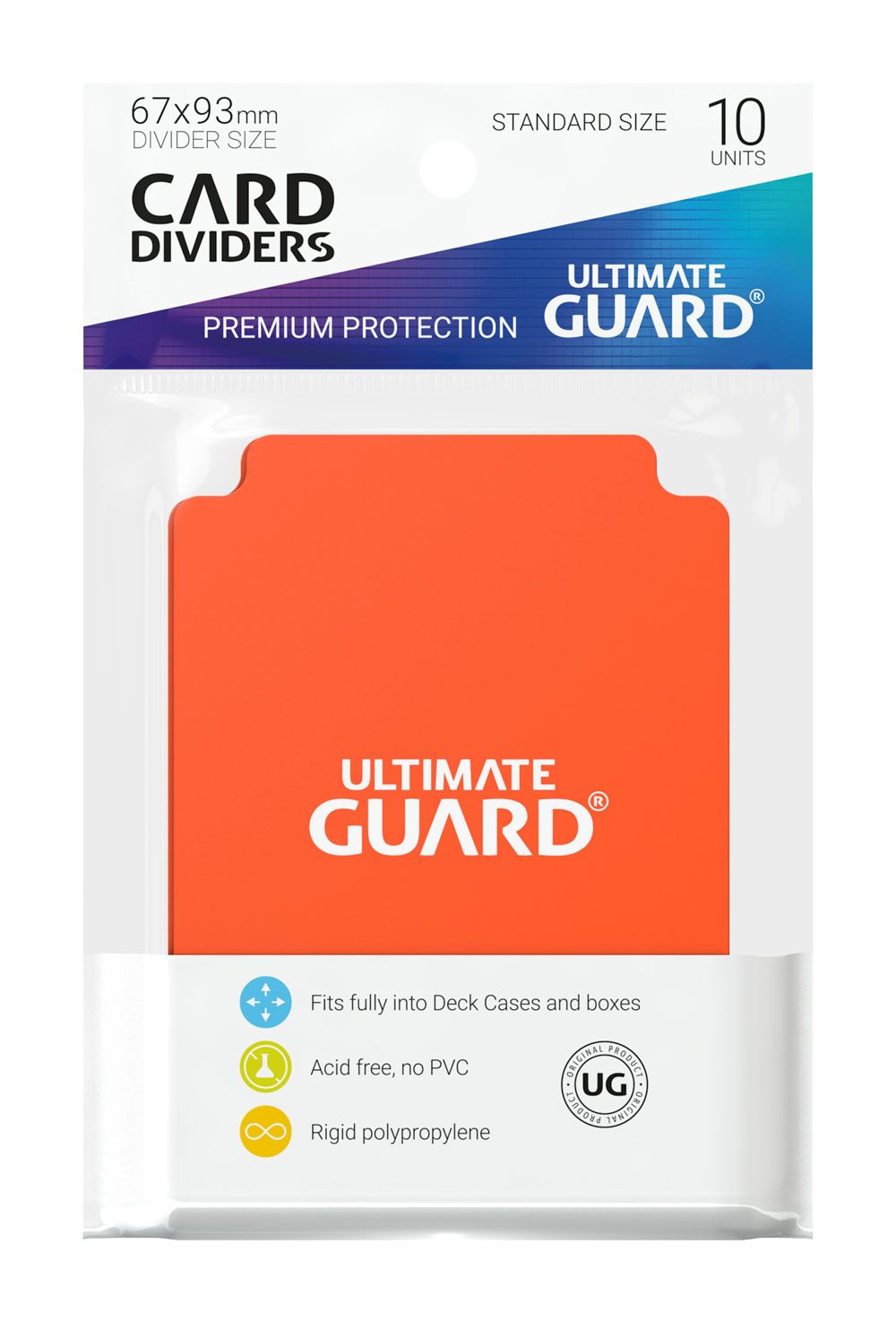 Ultimate Guard Divisori per Carte Standard (10) - Arancione